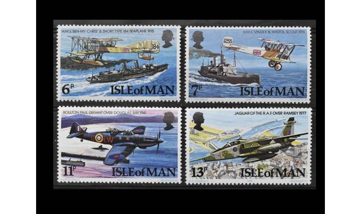 Остров Мэн 1978 г. "60 лет Королевским ВВС Великобритании"