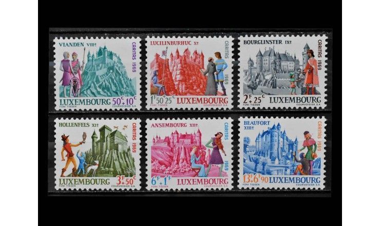 Люксембург 1969 г. "Каритас: Замки" 