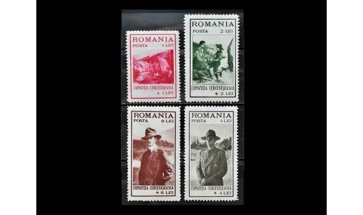 Румыния 1931 г. "Скаутская выставка" (дефект)