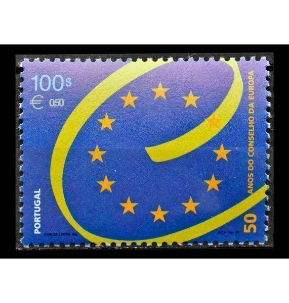 Португалия 1999 г. "50 лет Совету Европы" 