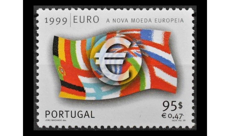 Португалия 1999 г. "Введение евро" 