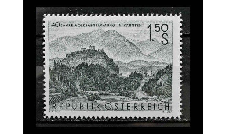 Австрия 1960 г. "40 лет плебисциту в Каринтии"