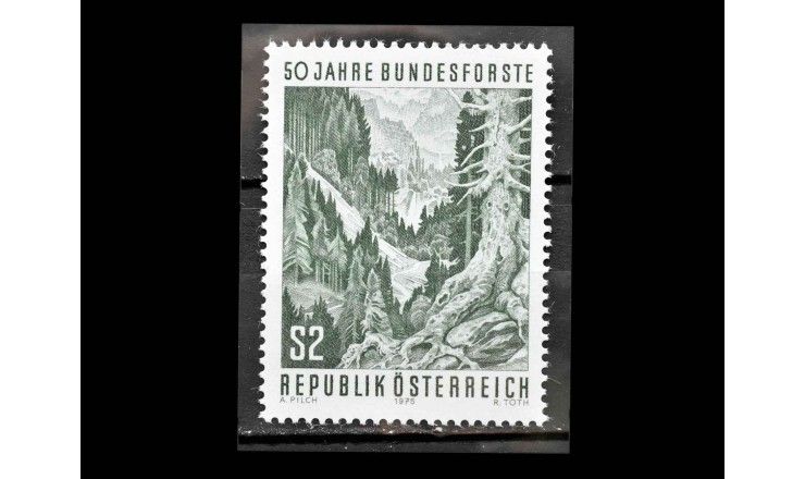 Австрия 1975 г. "50 лет федеральным лесам Австрии"