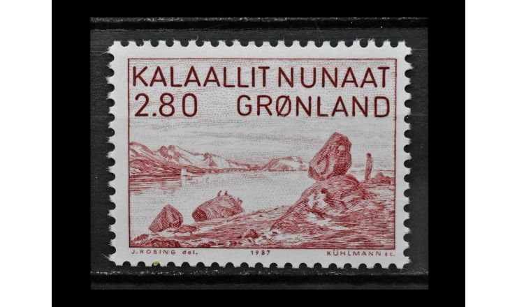 Гренландия 1987 г. "Картина Питера Розинга" 