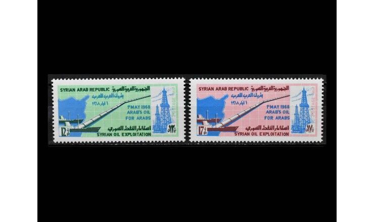 Сирия 1968 г. "Проект разработки сирийских источников нефти"