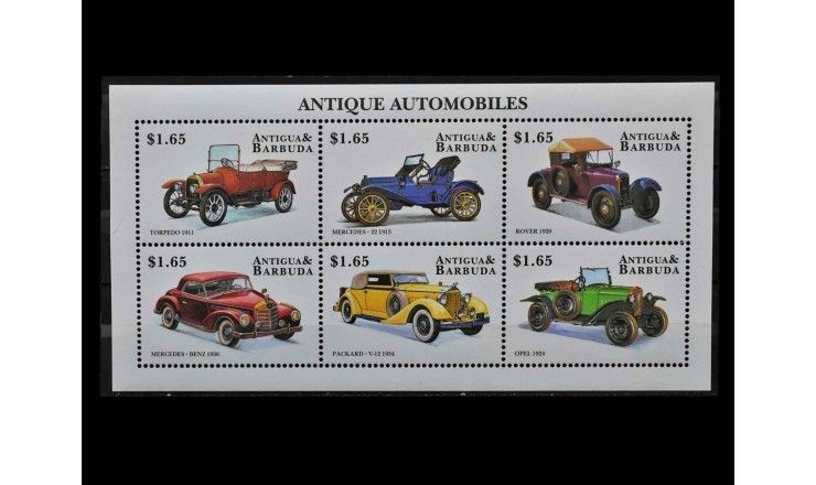 Антигуа и Барбуда 1998 г. "Автомобили"