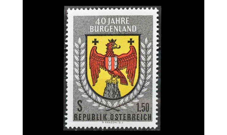 Австрия 1961 г. "Герб Бургенланда"