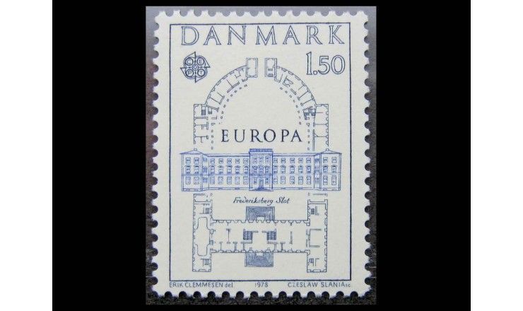 Дания 1978 г. "Европа CEPT: Памятники архитектуры"