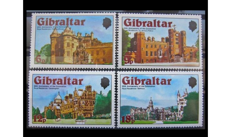 Гибралтар 1978 г. "25-летие коронации Королевы Елизаветы II"