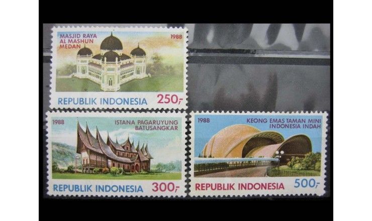 Индонезия 1988 г. "Туризм"