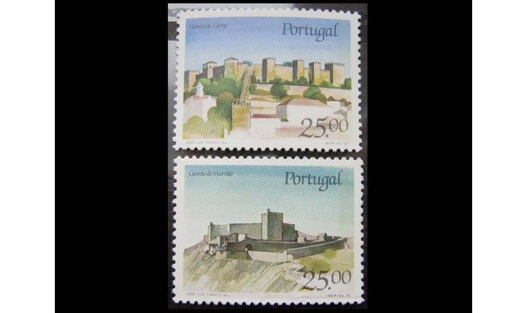 Португалия 1987 г. "Португальские замки и дворцы"