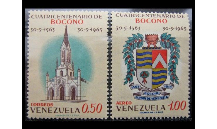 Венесуэла 1963 г. "400-летие основания города Боконо, Трухильо"