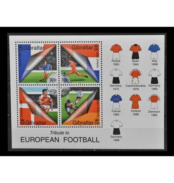Гибралтар 2000 г. "Чемпионат Европы по футболу, Бельгия и Нидерланды"  