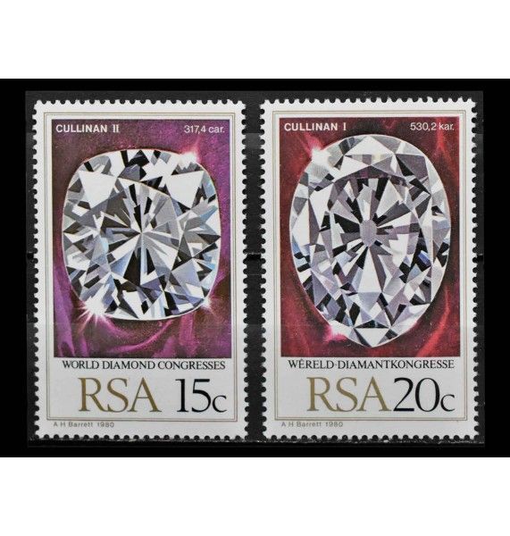 ЮАР 1980 г. "Всемирный алмазный конгресс, Йоханнесбург"