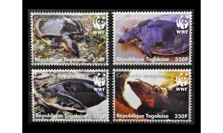 Того 2006 г. "WWF Охрана природы: Сенегальская черепаха"