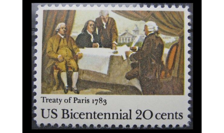 США 1983 г. "200-летие независимости; Парижский мирный договор"