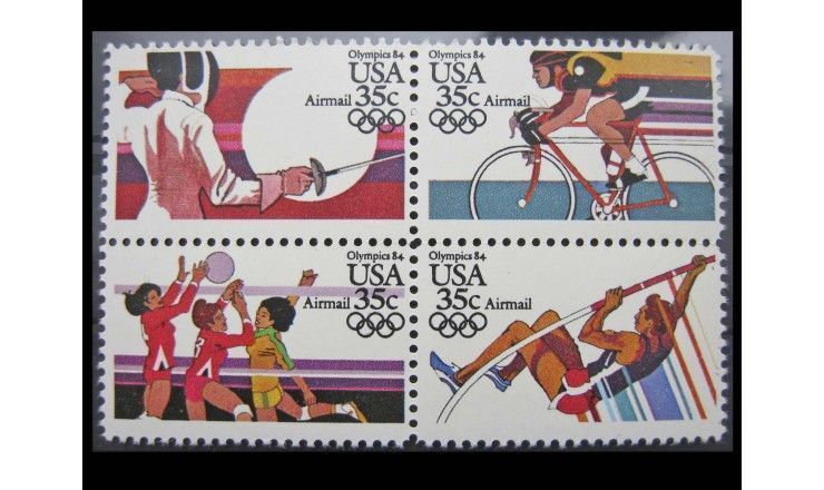США 1983 г. "Летние Олимпийские игры 1984, Лос-Анджелес" 