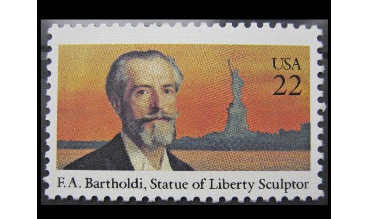 США 1985 г. "Фредерик Огюст Бартольди"