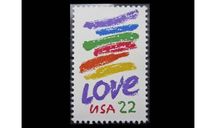 США 1985 г. "Поздравительная марка"