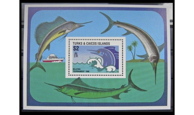 Теркс и Кайкос 1988 г. "Морская рыбалка"