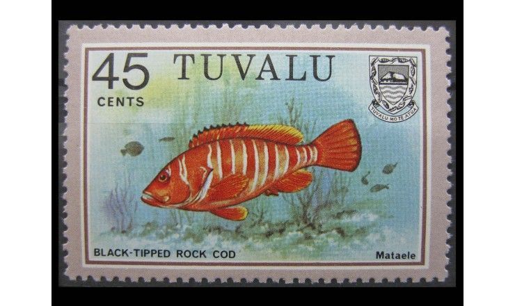 Тувалу 1981 г. "Рыбы"