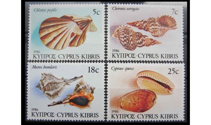 Кипр 1986 г. "Ракушки и морские улитки"