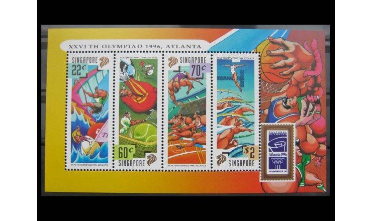 Сингапур 1996 г. "Летние Олимпийские игры, Атланта"