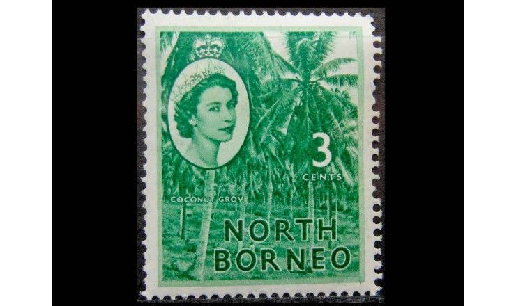 Северное Борнео 1954/1957 гг. "Королева Елизавета II и местные фотографии"