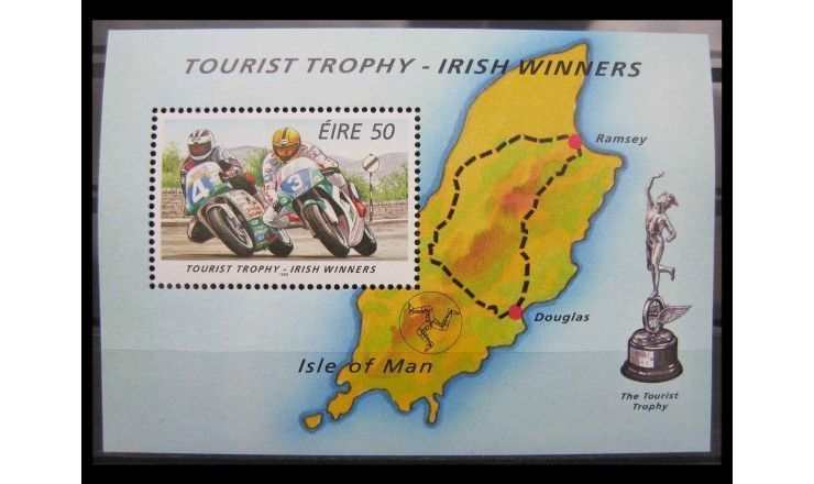 Ирландия 1996 г. "Ирландские победители мотоциклетной гонки Турист Трофи"