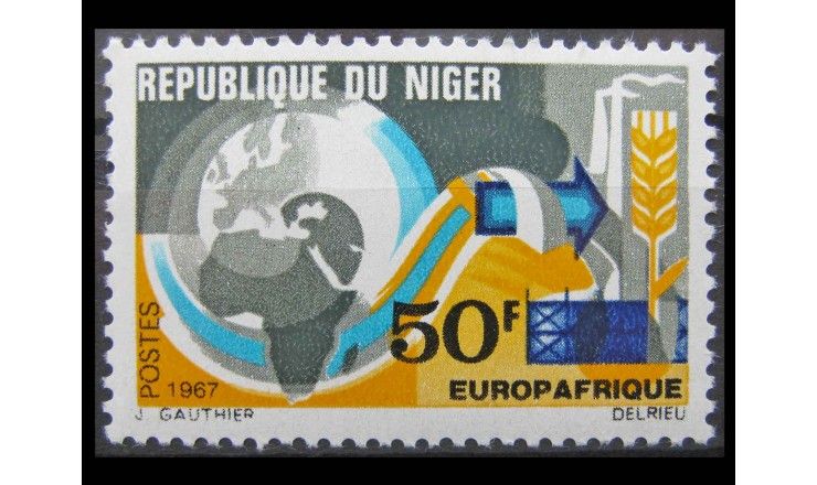 Нигер 1967 г. "Европейско-африканская экономическая организация Europafrique"