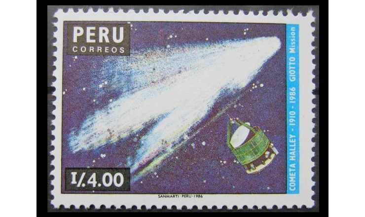 Перу 1987 г. "Комета Галлея"