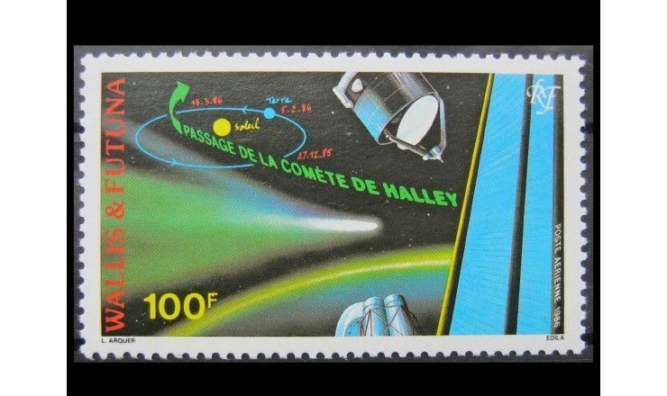 Уоллис и Футуна 1986 г. "Возвращение кометы Галлея"
