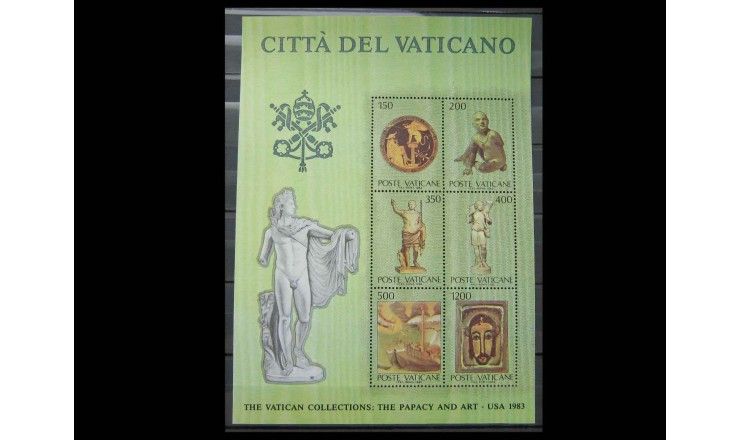 Ватикан 1983 г. "Выставка ватиканских произведений искусства в США" 
