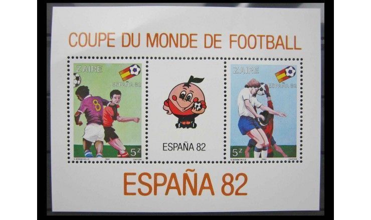 Заир 1981 г. "Чемпионат мира по футболу 1982, Испания"
