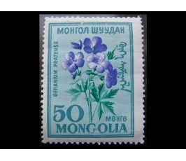 Монголия 1960 г. "Цветы"