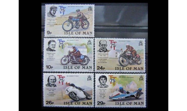Остров Мэн 1982 г. "75 лет гонке на мотоциклах «Турист Трофи»"