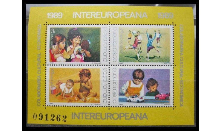 Румыния 1989 г. "INTEREUROPEANA"