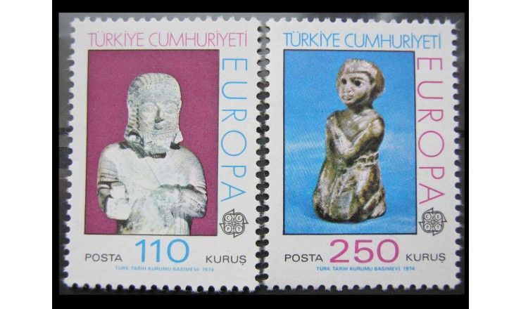 Турция 1974 г. "Европа: Скульптуры"