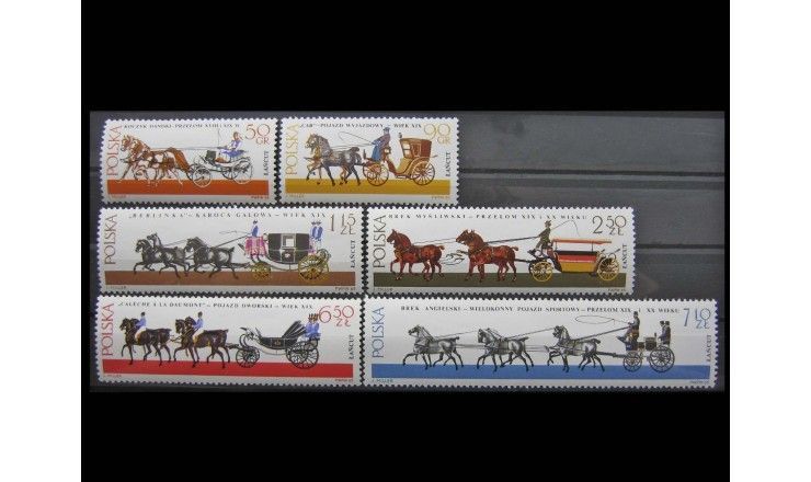 Польша 1965 г. "Кареты"
