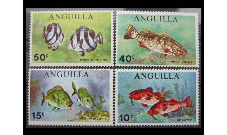 Ангилья 1969 г. "Морские рыбы"