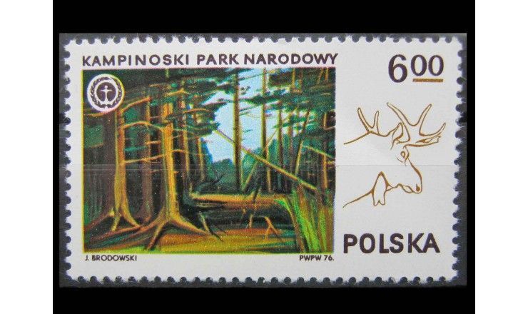 Польша 1976 г. "Польские национальные парки"