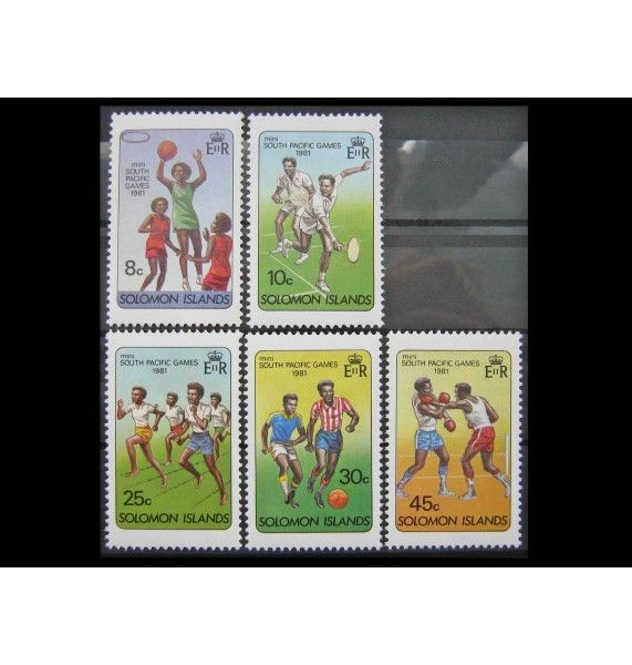 Соломоновы острова 1981 г. "Южно-тихоокеанские игры"