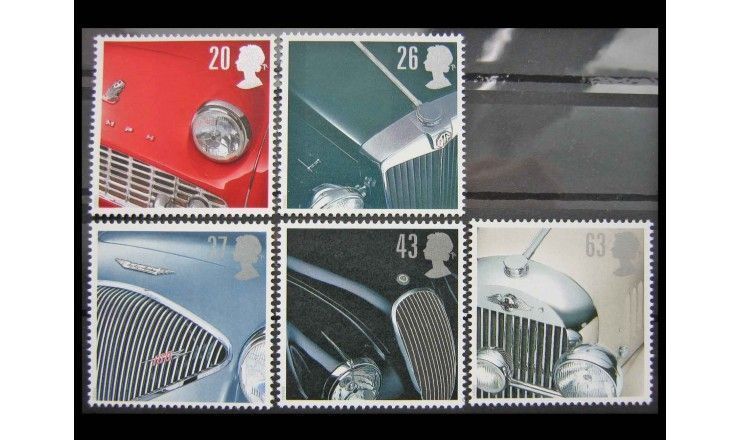 Великобритания 1996 г. "Британские автомобили"