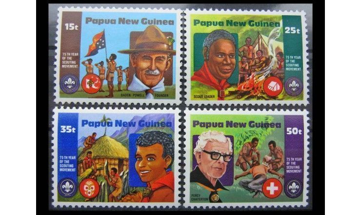 Папуа-Новая Гвинея 1982 г. "75-летие Скаутского движения"