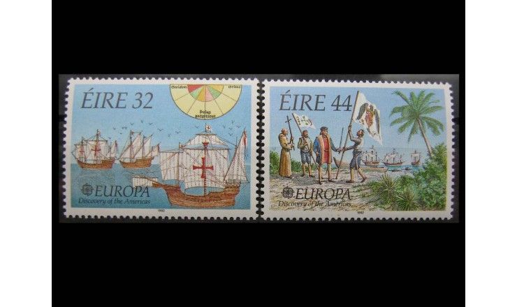 Ирландия 1992 г. "Европа: 500 лет открытия Америки"