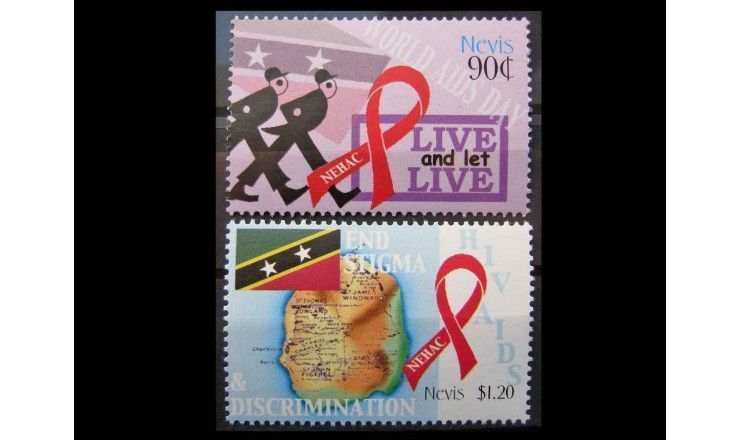 Невис 2003 г. "Всемирный день борьбы со СПИДом"