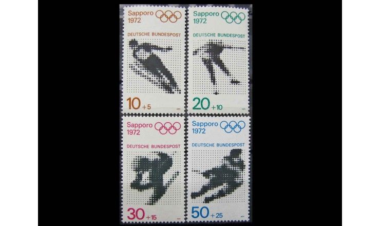 ФРГ 1971 г. "Олимпийские игры 1972, Саппоро и Мюнхен"