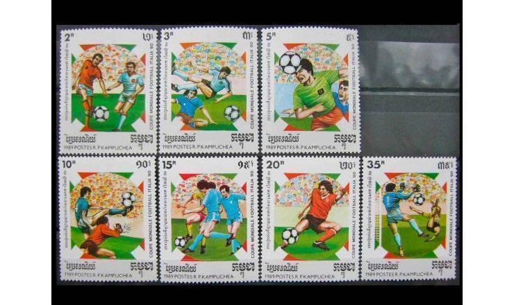 Камбоджа 1989 г. "Чемпионат мира по футболу, Италия (1990)"