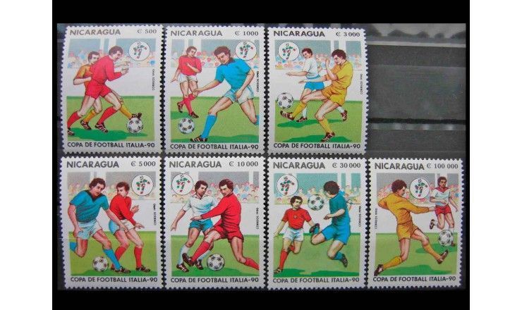 Никарагуа 1990 г. "Чемпионат мира по футболу, Италия"