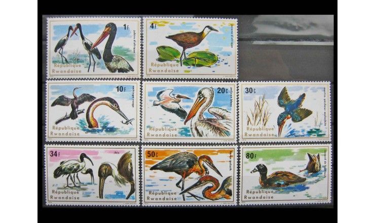 Руанда 1975 г. "Водоплавающие птицы"